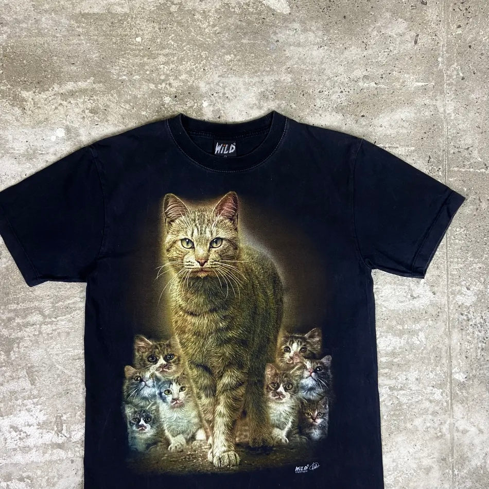 CUTE CATS TEE 1990s
