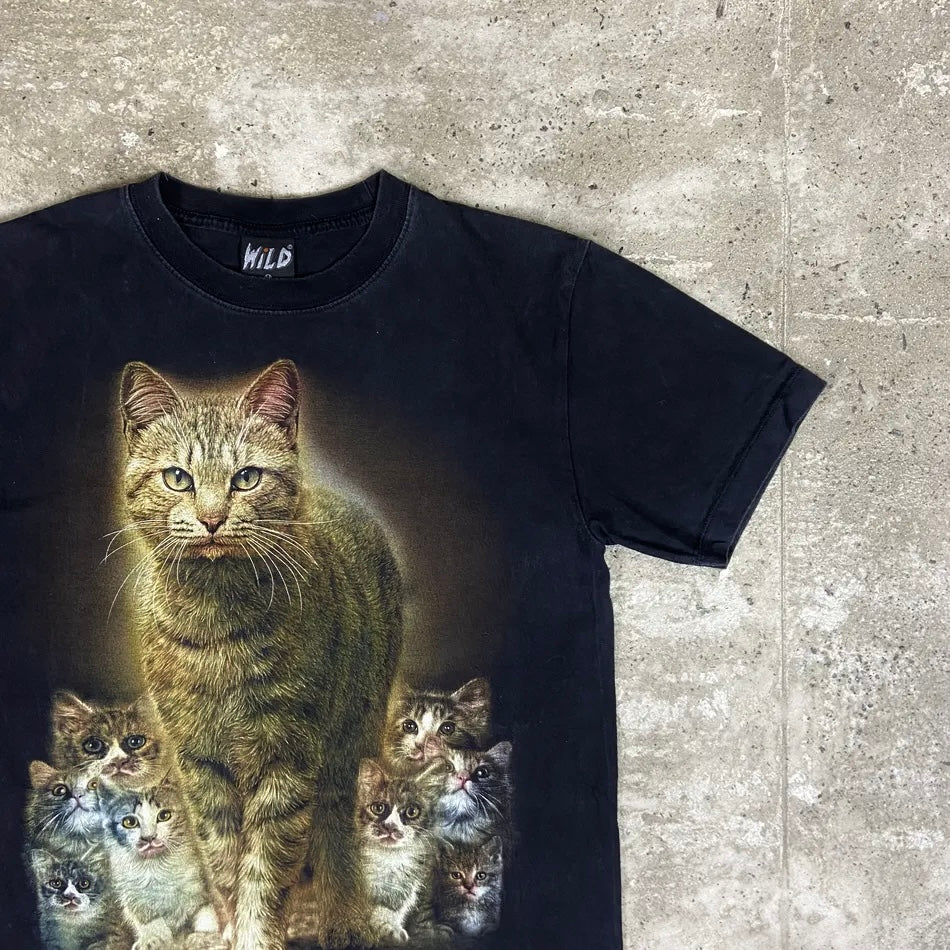 CUTE CATS TEE 1990s