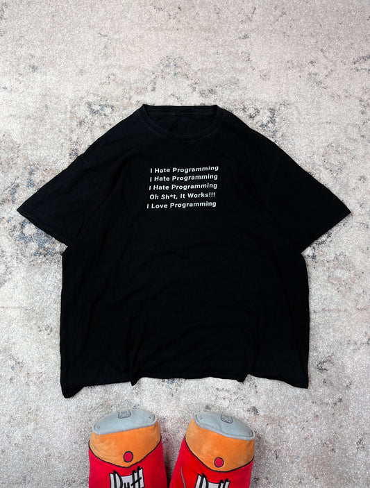 I HATE / LOVE PROGRAMMING TEE 2000s