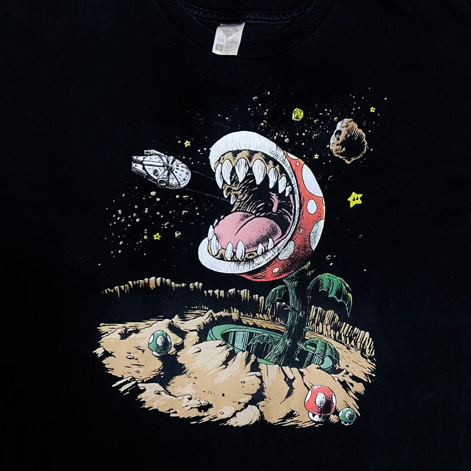 2000s STAR WARS MUSHROOMS PLANET TEE