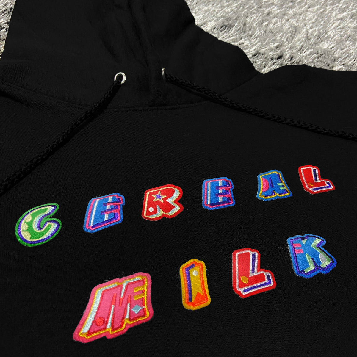 COOKIES POWERZZZUP CEREAL MILK Y2K HOODIE