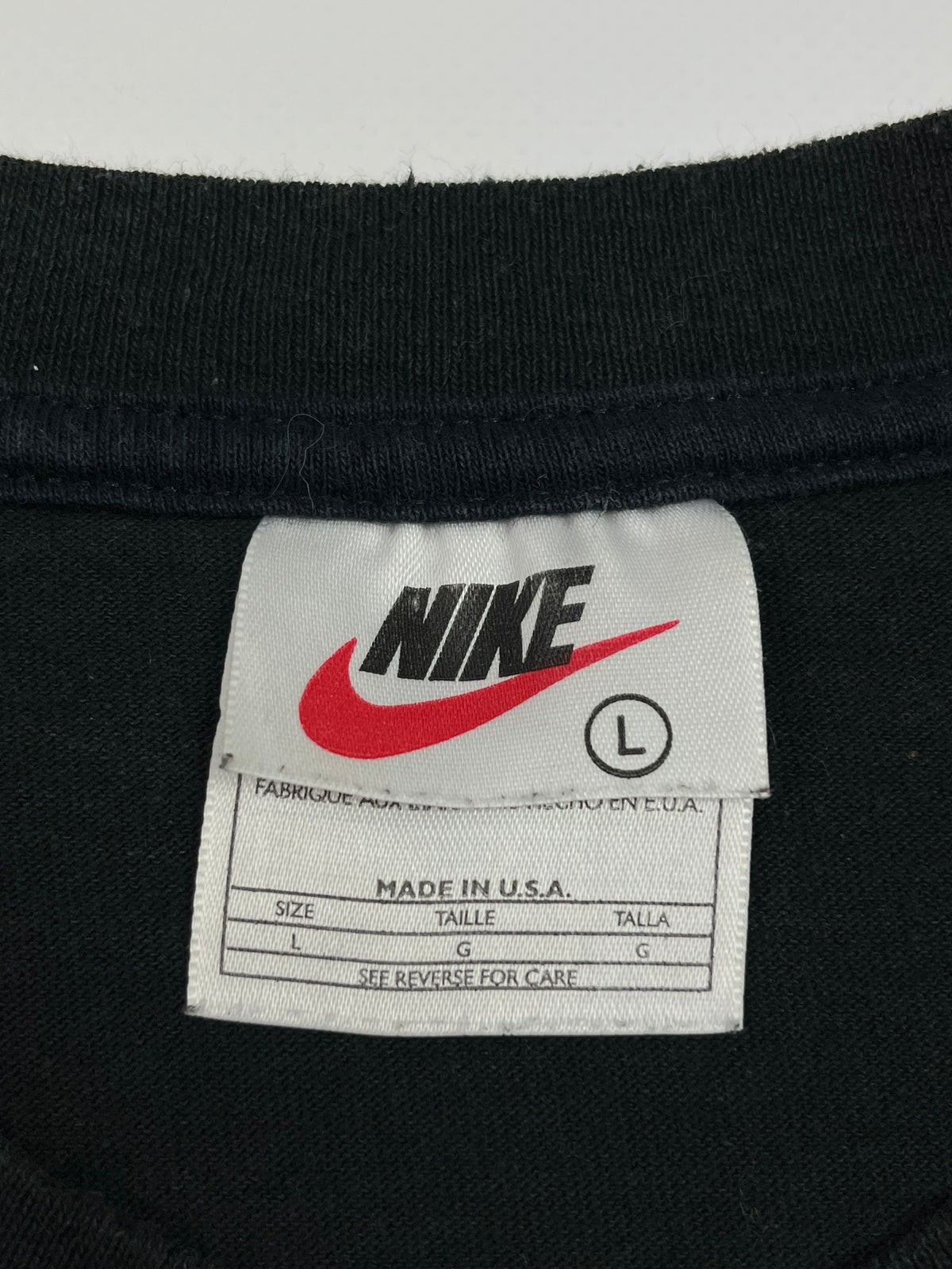 1990s NIKE BASKETBALL CENTER SWOOSH TEE