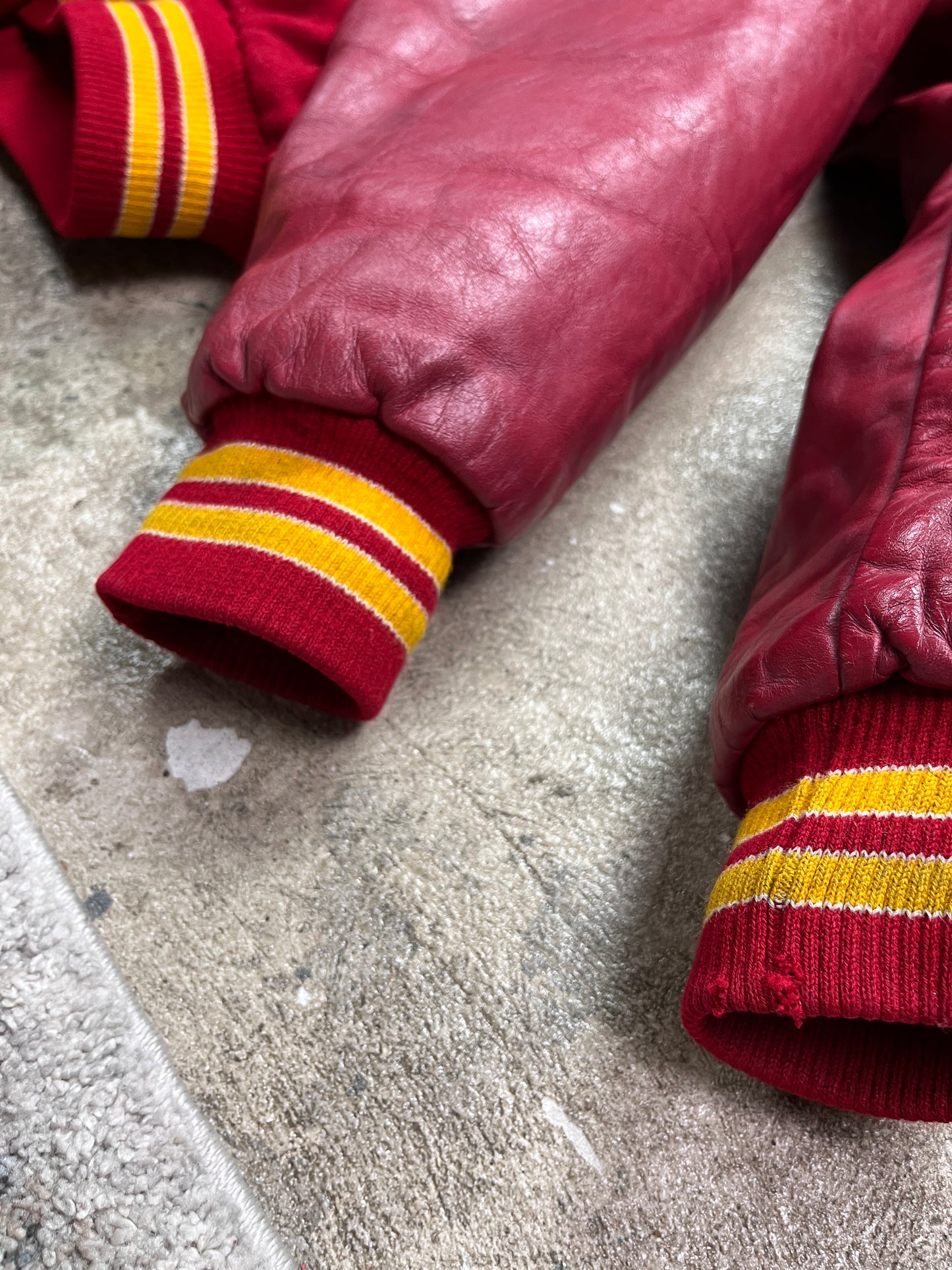 1980s VARSITY CHEERLEADER PENN HILLS BOMBER JACKET