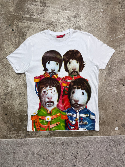2000s THE BEATLES HAMSTERS CUTE TEE