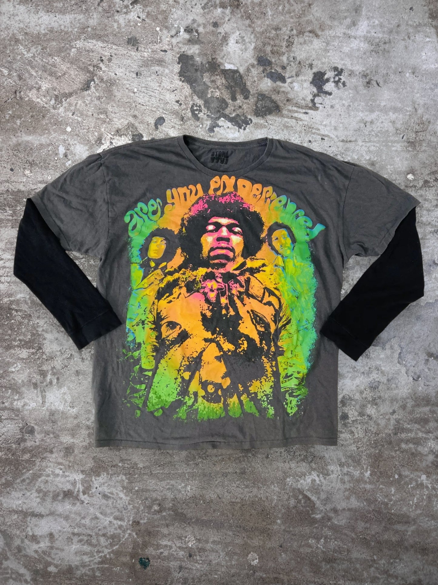 JIMI HENDRIX "ARE YOU EXPERIENCED" DOUBLE LAYER LONGSLEEVE