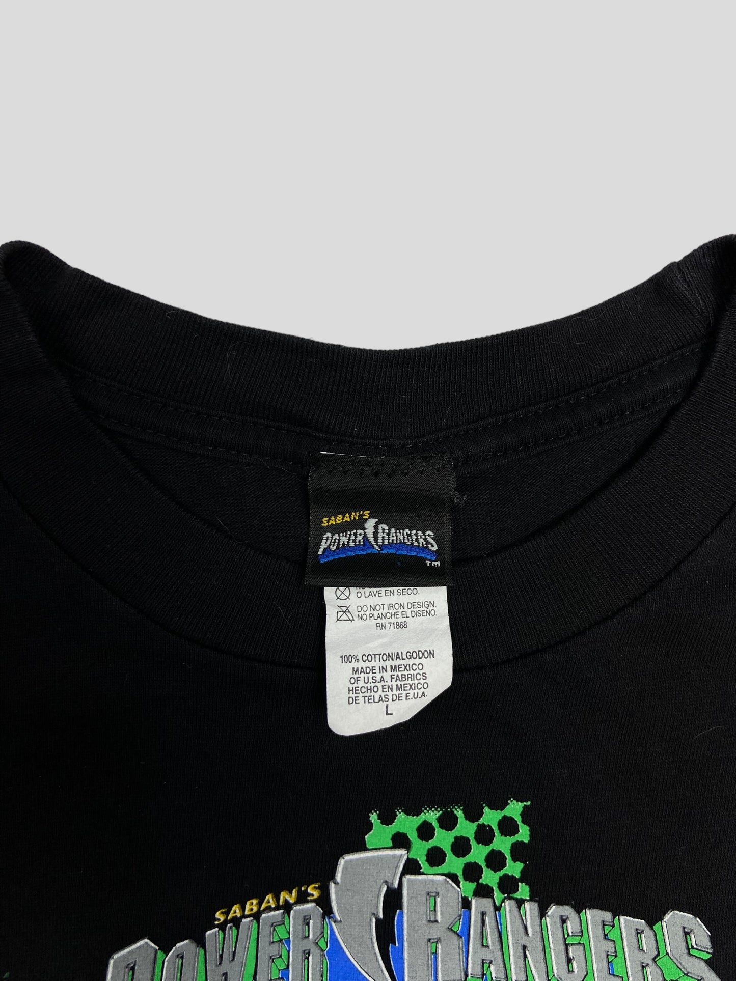 1998 POWER RANGERS IN SPACE TEE