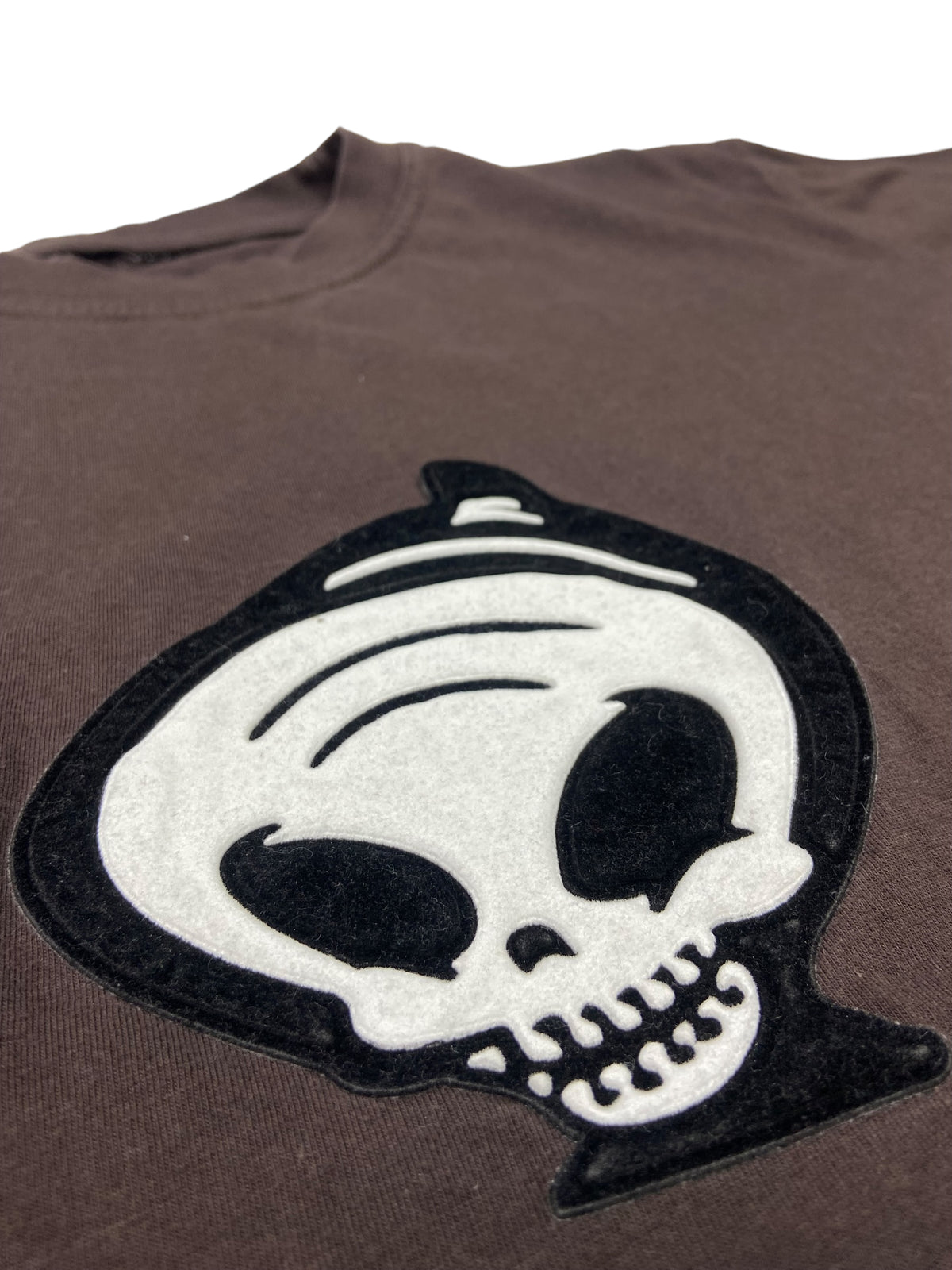 BLIND VELOUR PUFF BIG LOGO TEE 1990s
