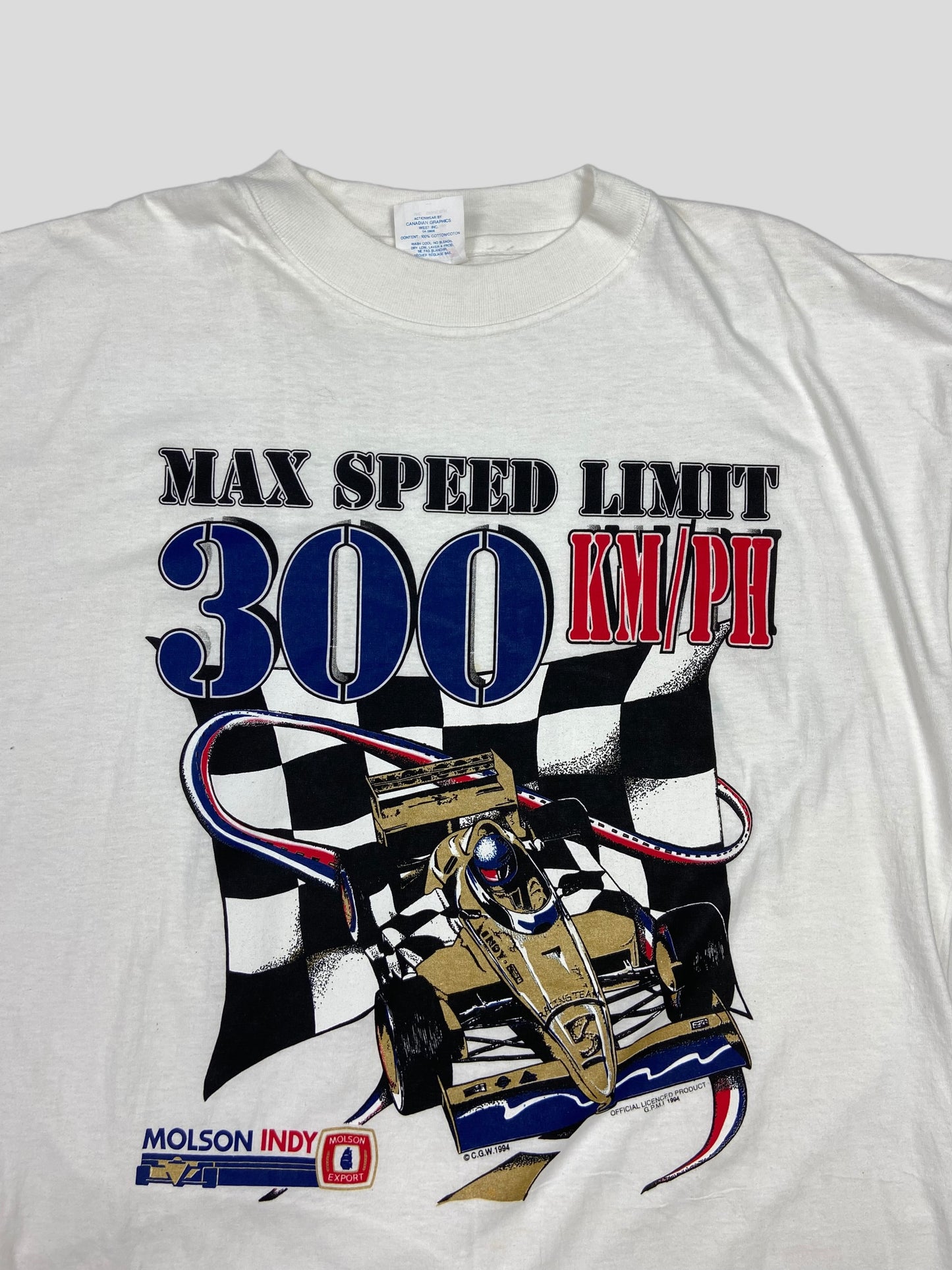 1994 NASCAR RACING "MAX SPEED LIMIT 300" TEE