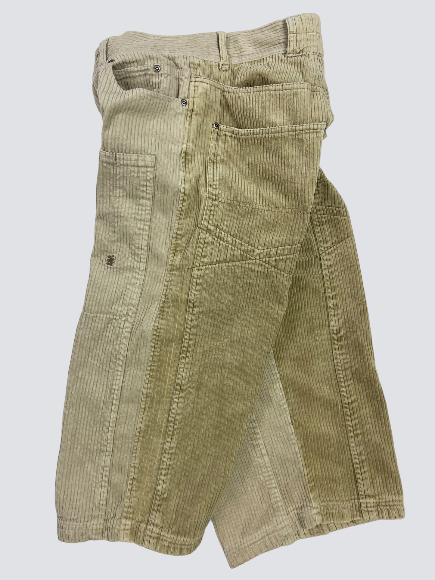 JETLAG CORDUROY BERMUDA DOUBLE KNEE SHORTS 1990s