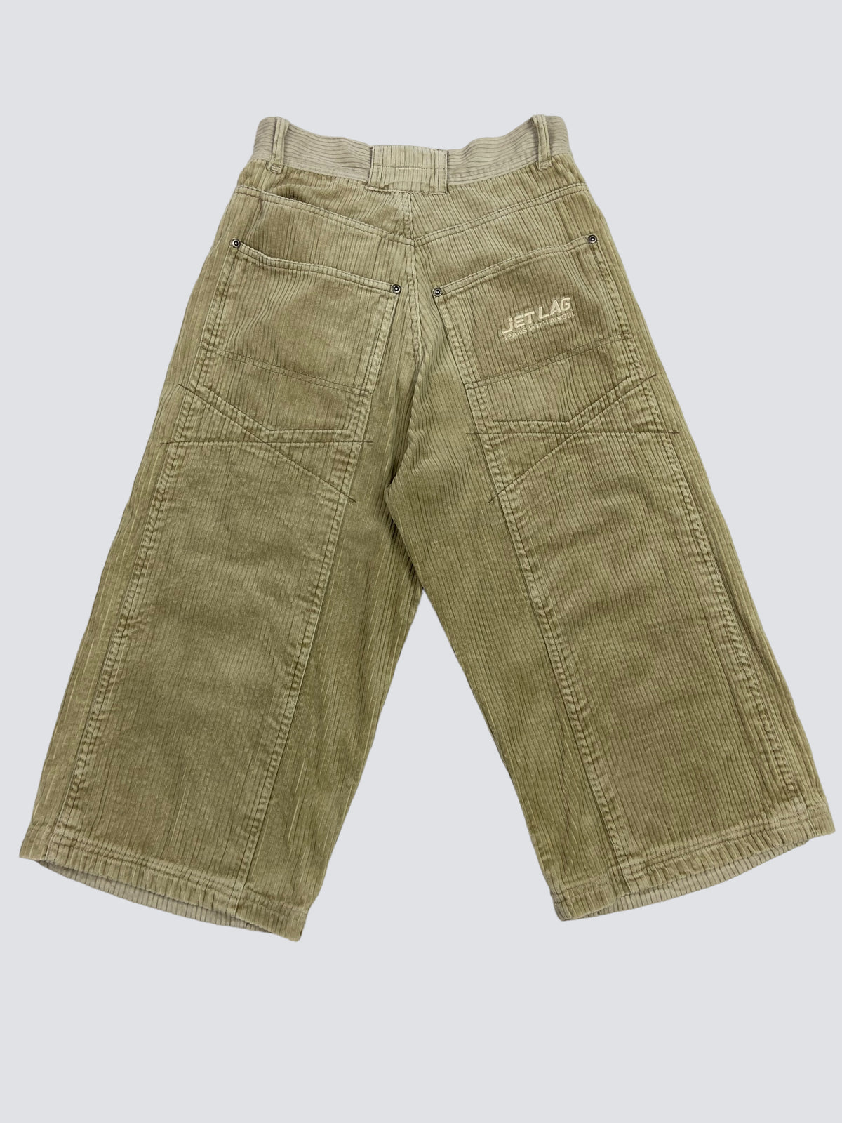 JETLAG CORDUROY BERMUDA DOUBLE KNEE SHORTS 1990s