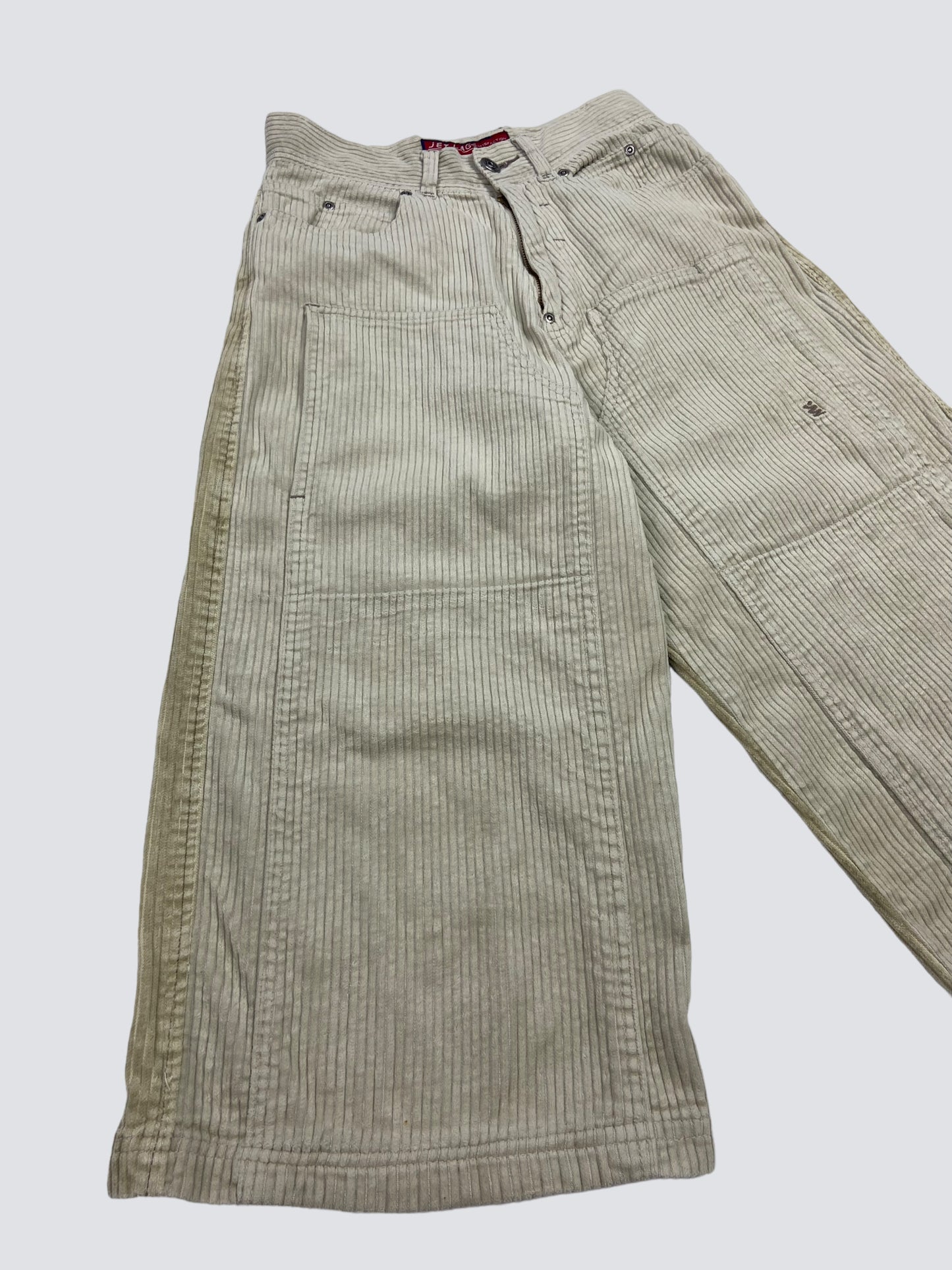JETLAG CORDUROY BERMUDA DOUBLE KNEE SHORTS 1990s