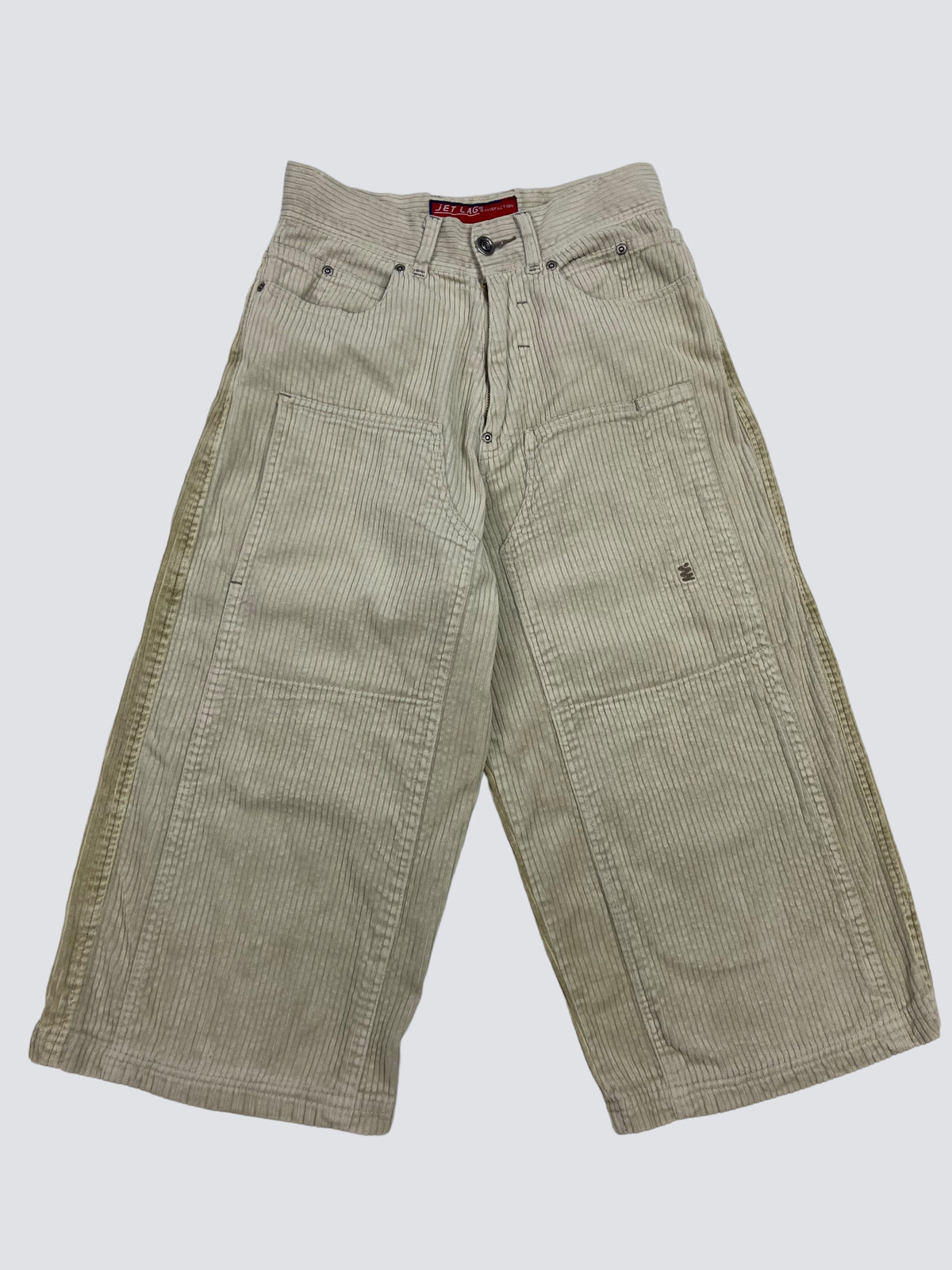 JETLAG CORDUROY BERMUDA DOUBLE KNEE SHORTS 1990s