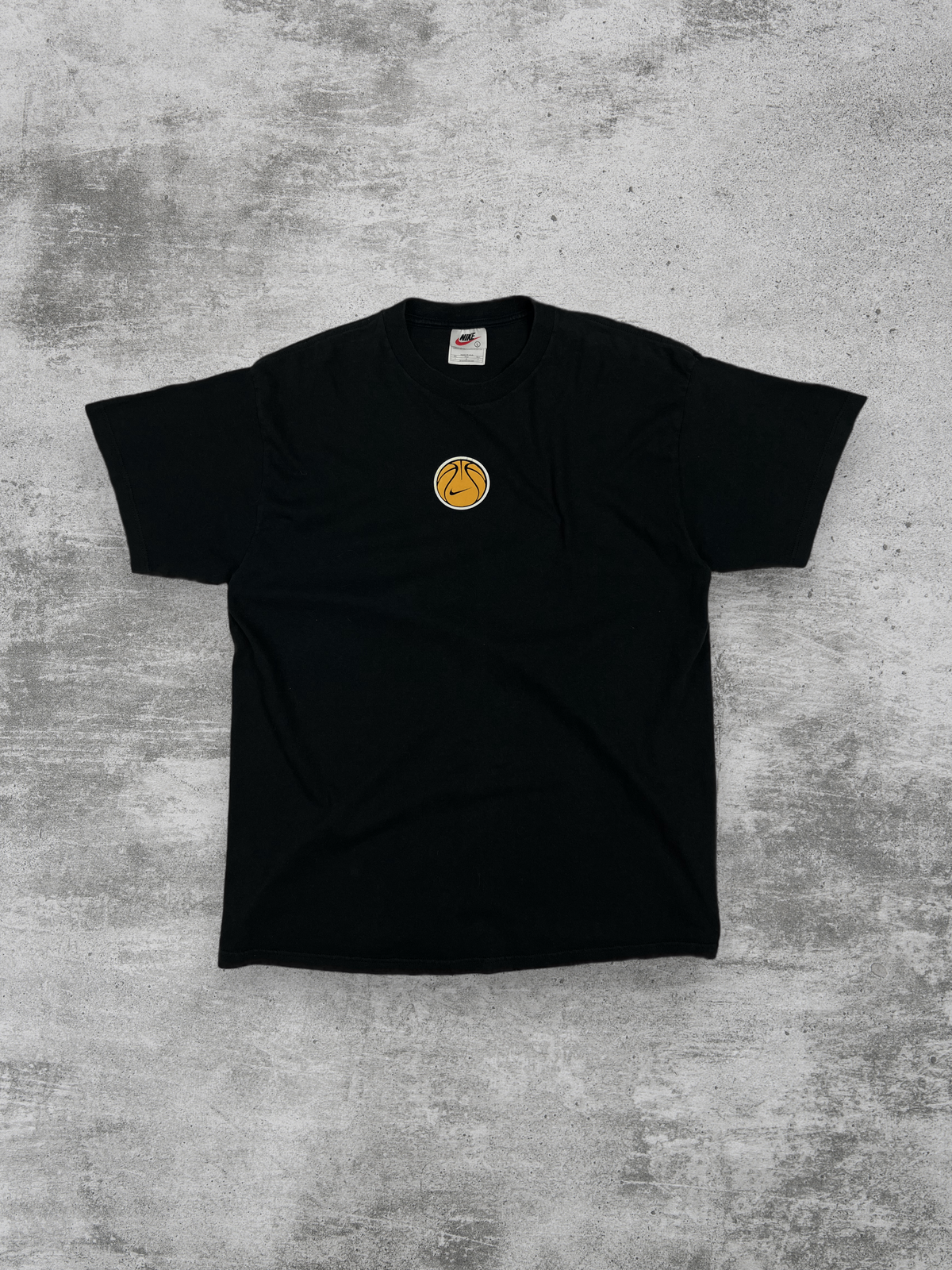1990s NIKE BASKETBALL CENTER SWOOSH TEE
