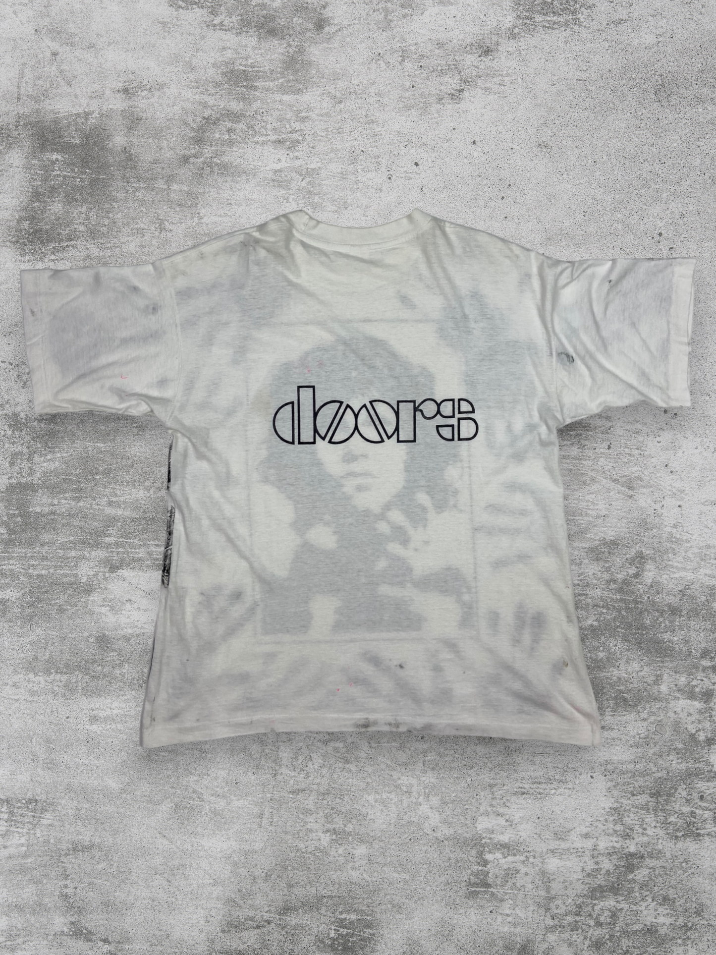 JIM MORRISON HANDS PRINTS SINGLE STITCH TEE 1980s