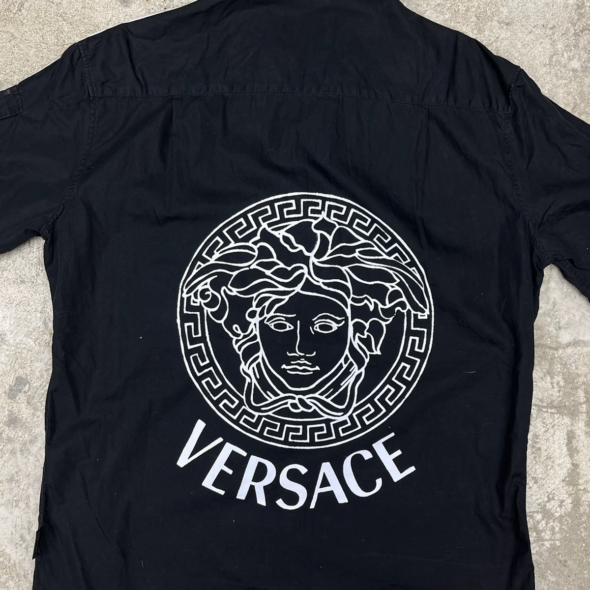 VERSACE MULTIPOCKET BIGLOGO SHIRT 1990s