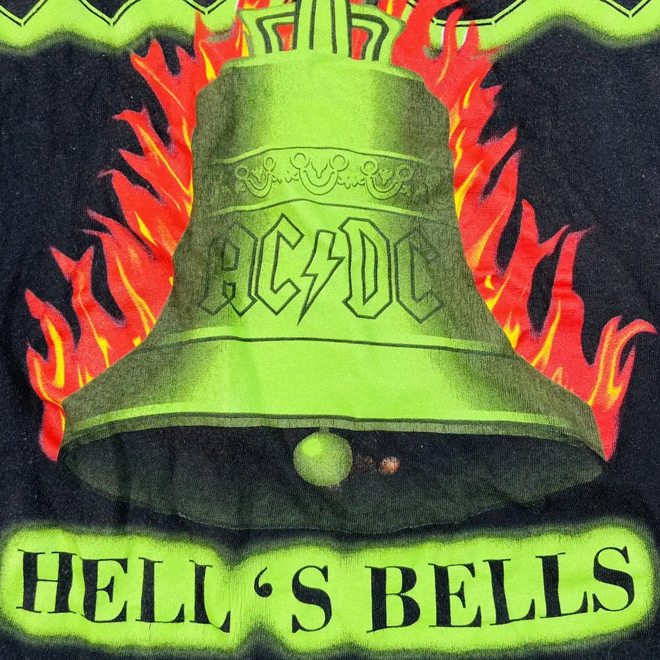2000s AC/DC HELL'S BELLS DISTRESSED TEE