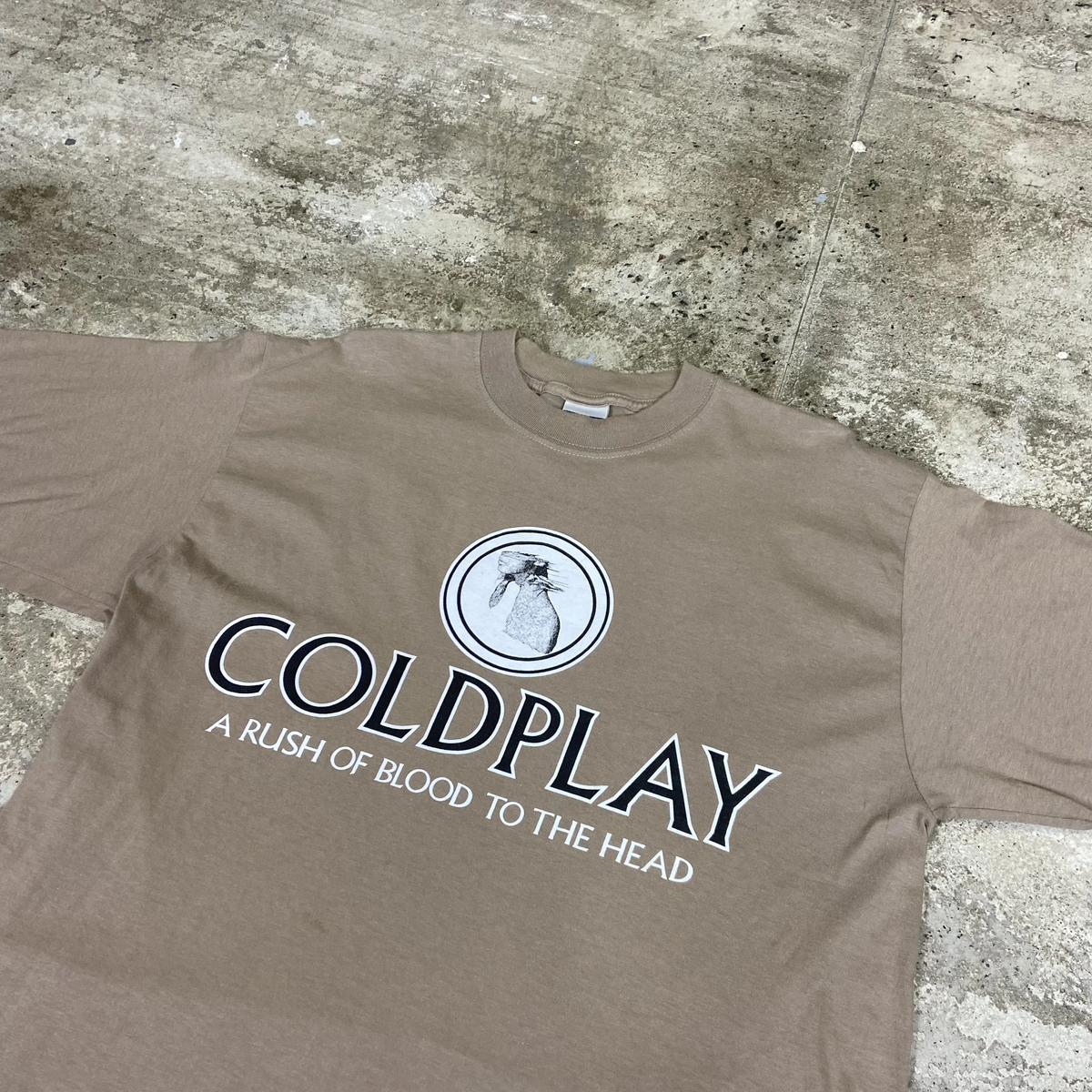 COLDPLAY A RUSH OF BLOOD TO THE HEAD TEE 1990s