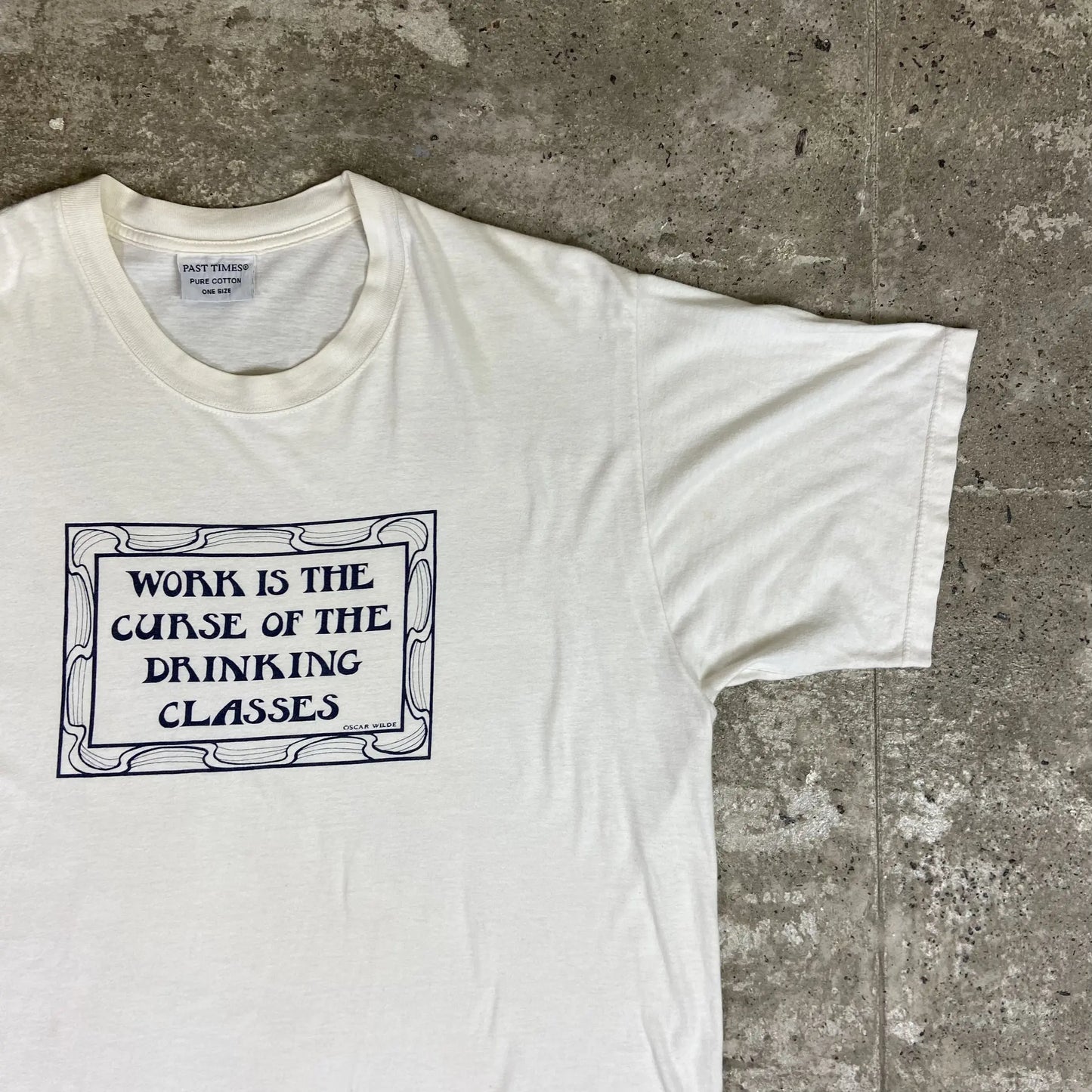 1980s OSCAR WILDE - SINGLE STITCHED TEE