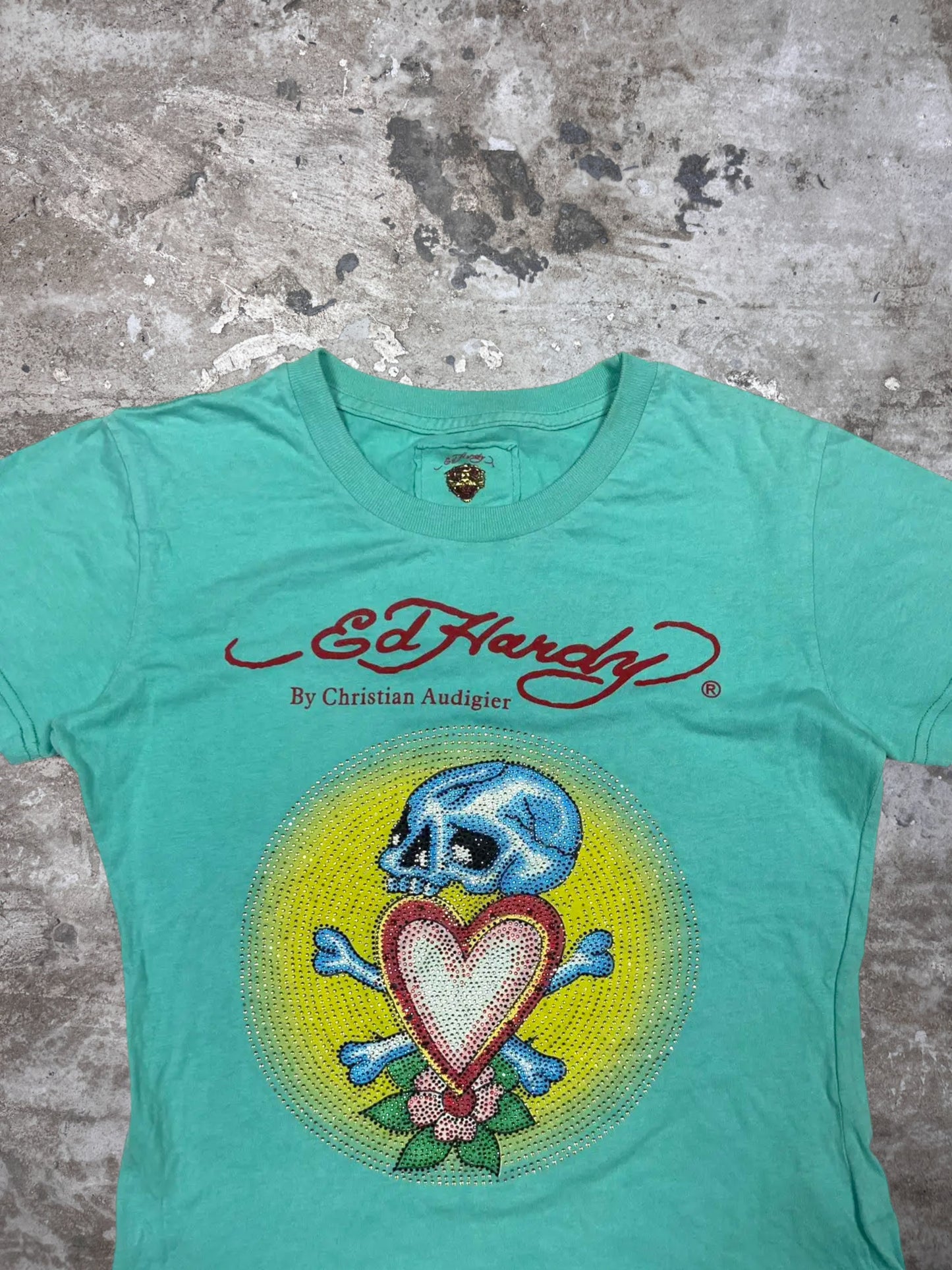 ED HARDY BY CHRISTIAN AUDIGIER TOP TEE