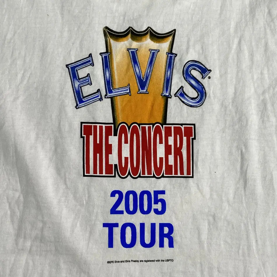 2005 ELVIS PRESLEY THE CONCERT TOUR TEE