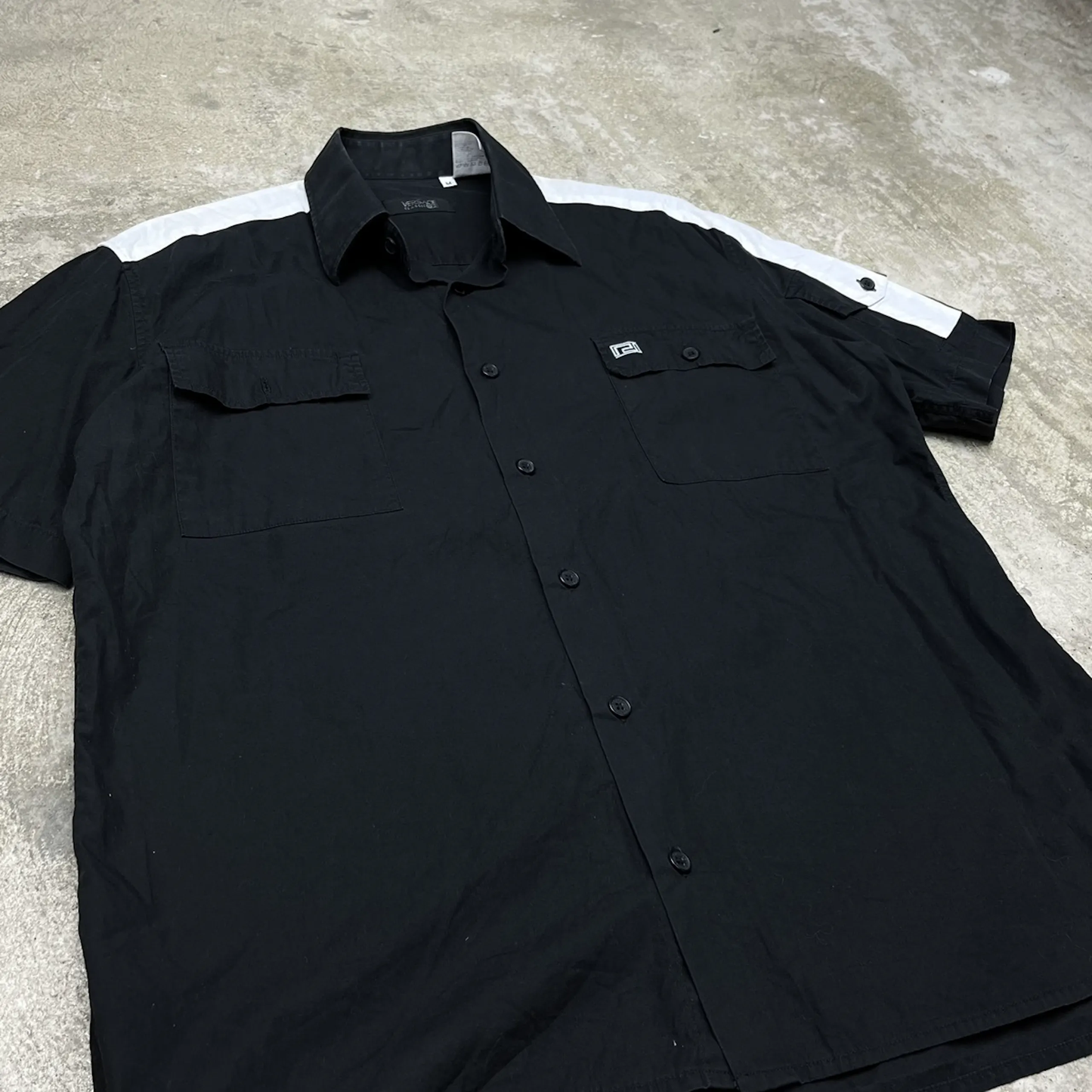 VERSACE MULTIPOCKET BIGLOGO SHIRT 1990s