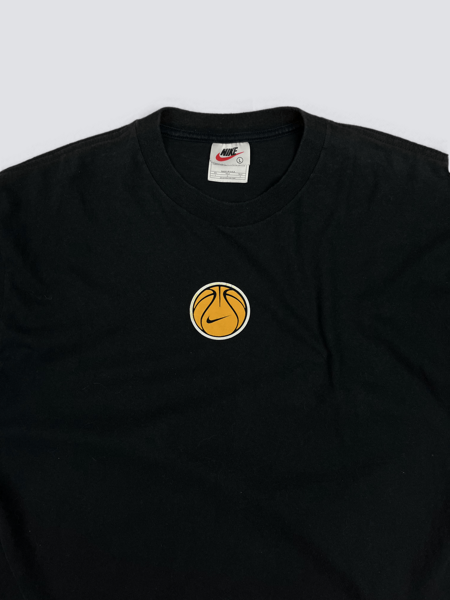 1990s NIKE BASKETBALL CENTER SWOOSH TEE