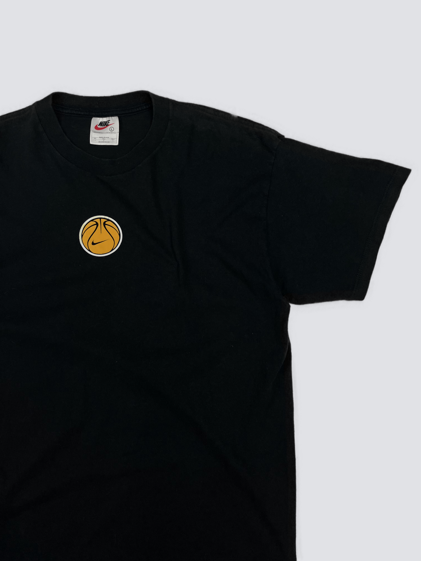 1990s NIKE BASKETBALL CENTER SWOOSH TEE